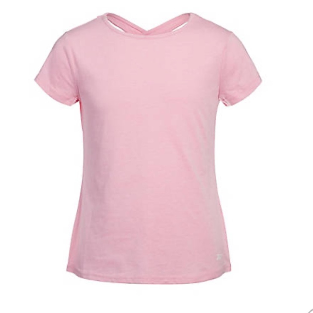 Reebok short sleeve girl pink t-shirt